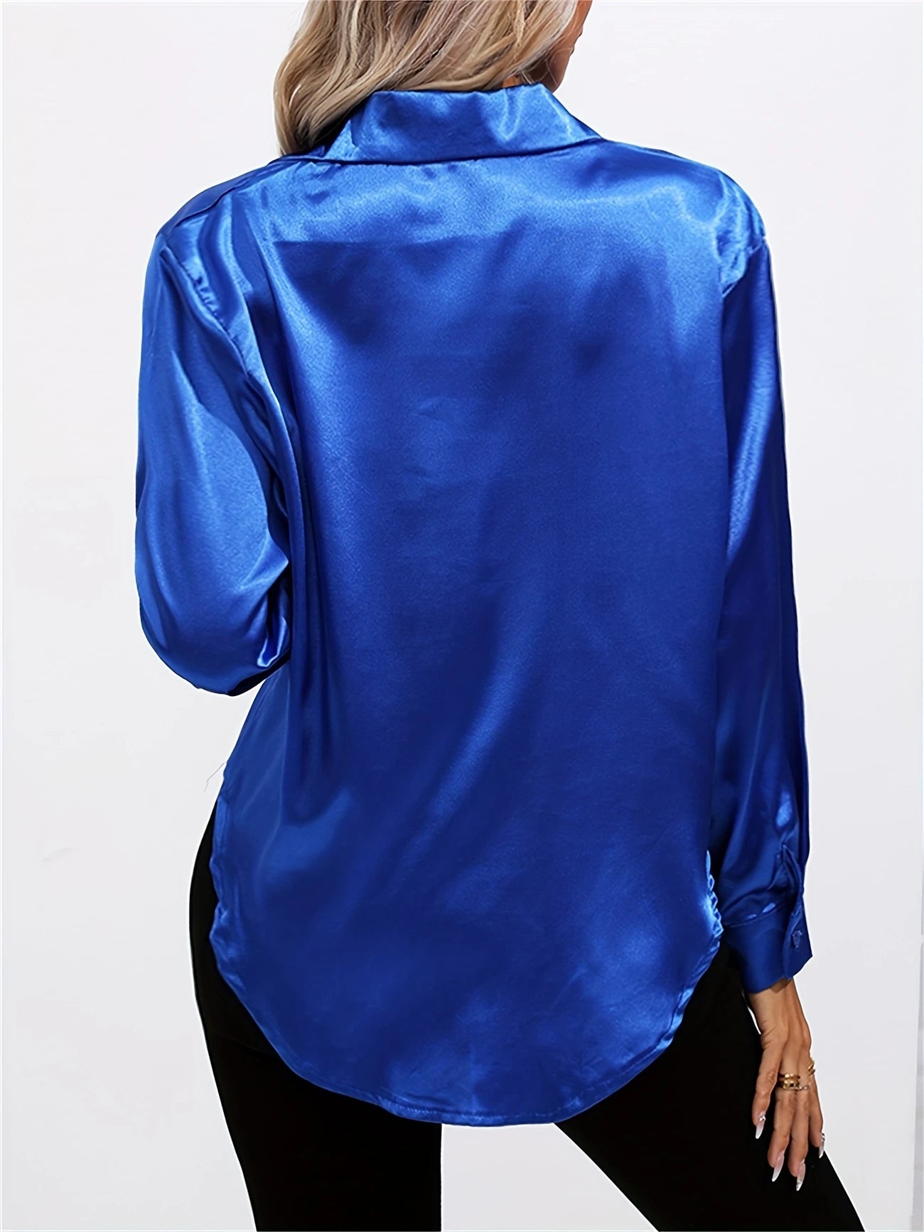 Ligne™ | Chemisier en satin polyester