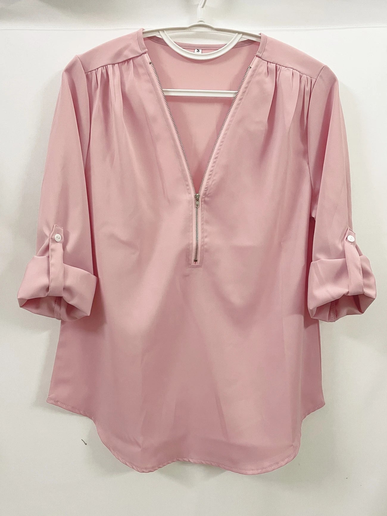 Ligne™ | Blouse à demi-zip décontractée
