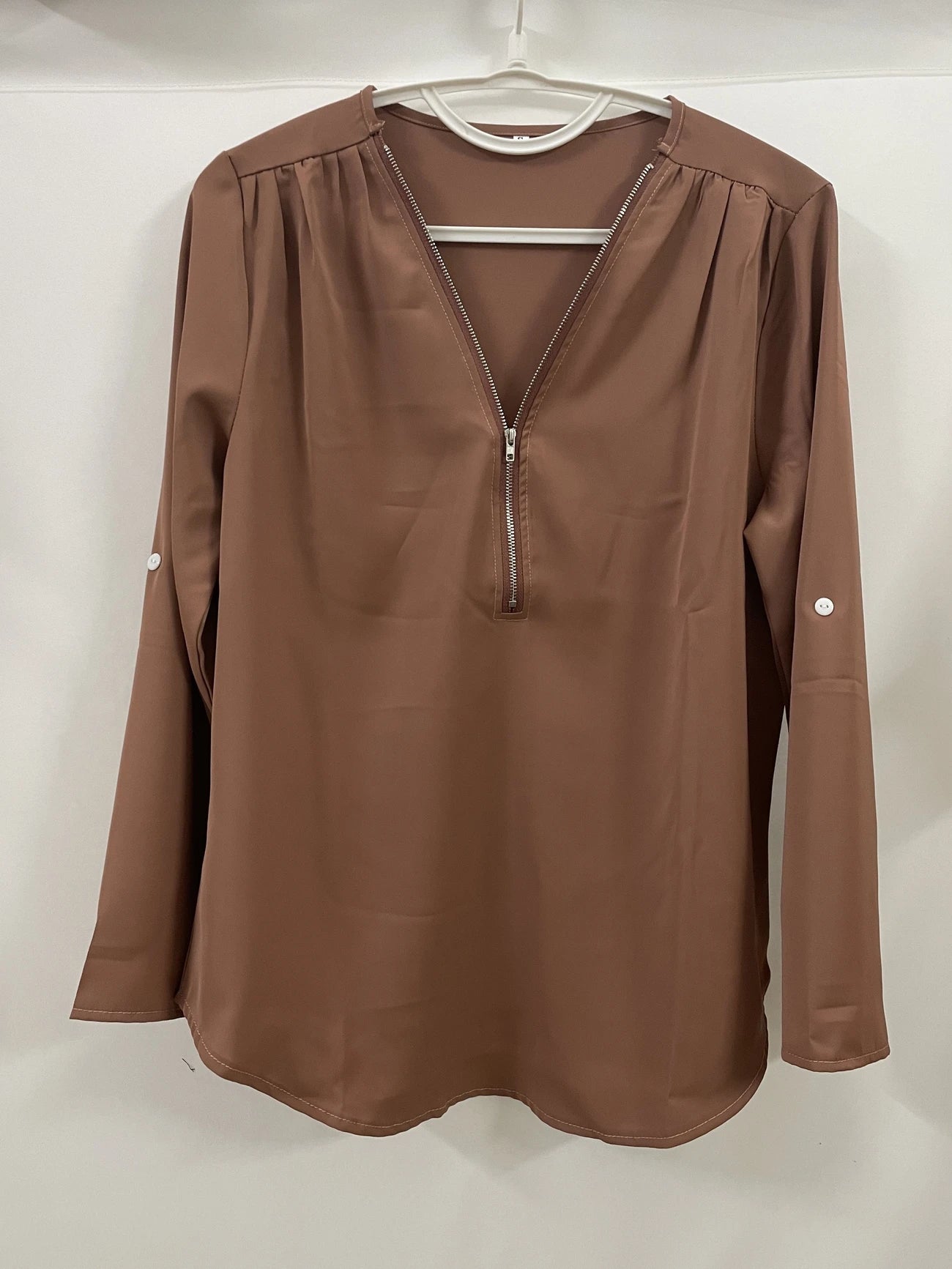 Ligne™ | Blouse à demi-zip décontractée