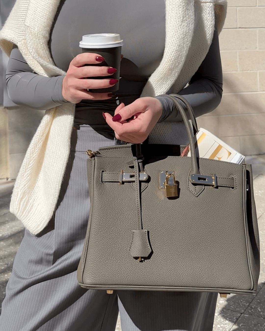 Ligne™ | Élégant sac fourre-tout en velours côtelé