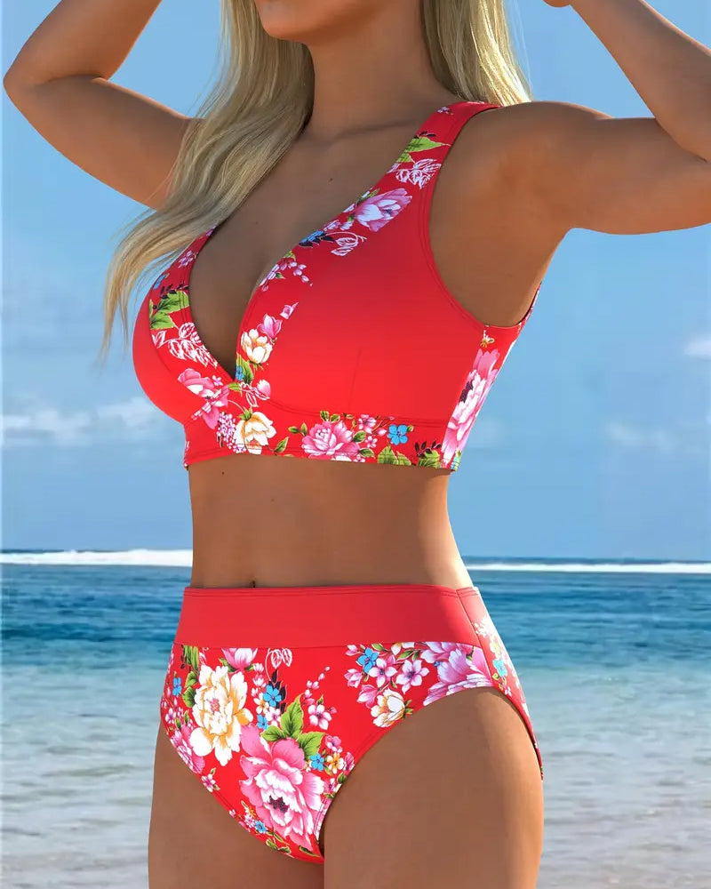 Bikini Deux - pièces Plage Imprimé Floral