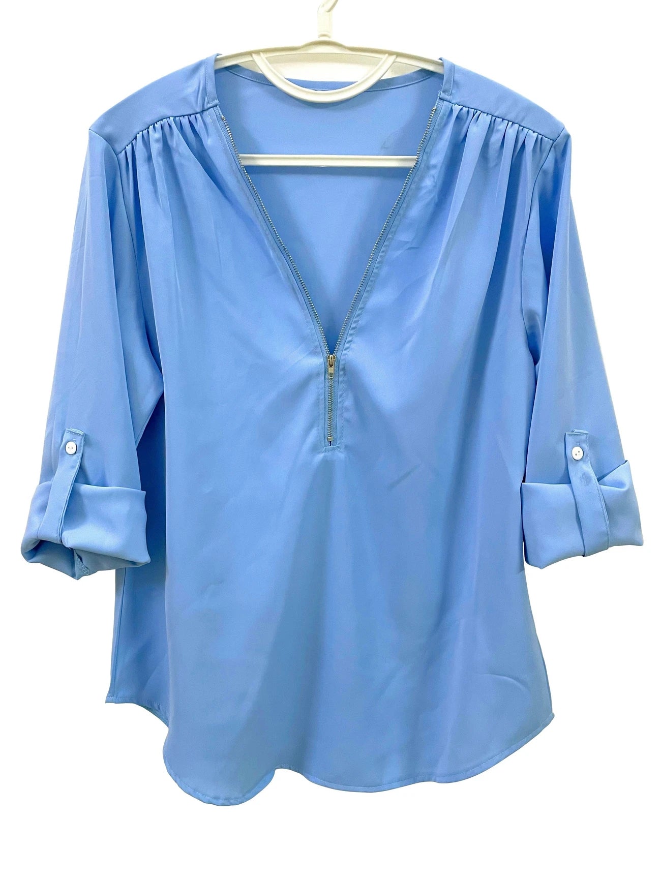 Ligne™ | Blouse à demi-zip décontractée