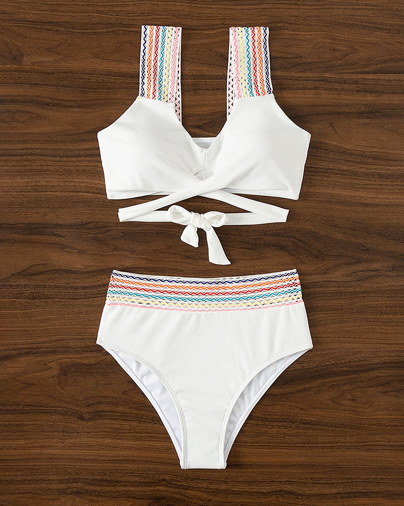 Bikini sexy à bretelles pour femme