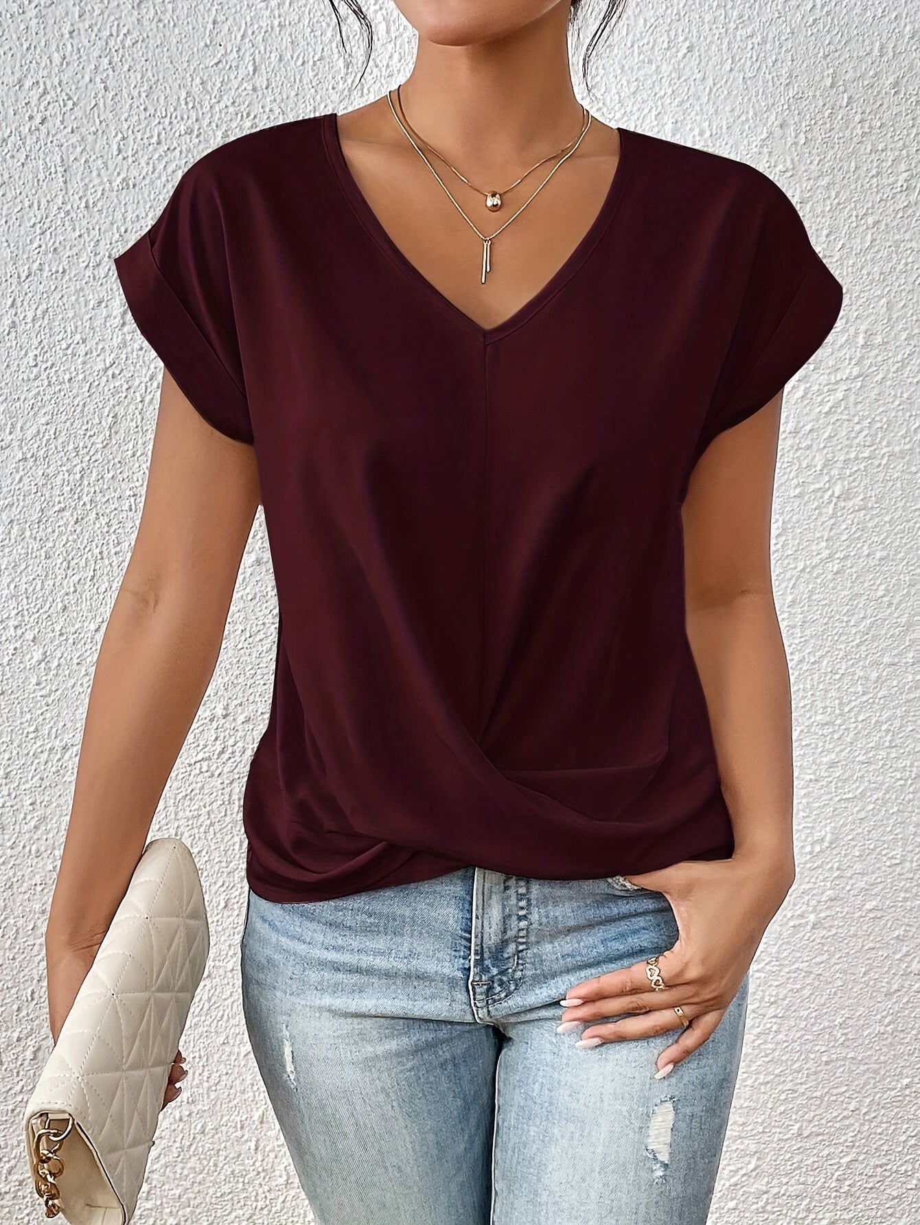 Ligne™ | T-shirt décontracté V
