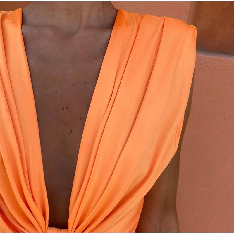 Moriah™ | Robe Longue Femme Plissée.