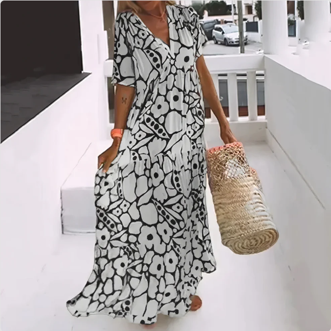 Ligne™ | Christine - Robe fluide et légère pour l’été