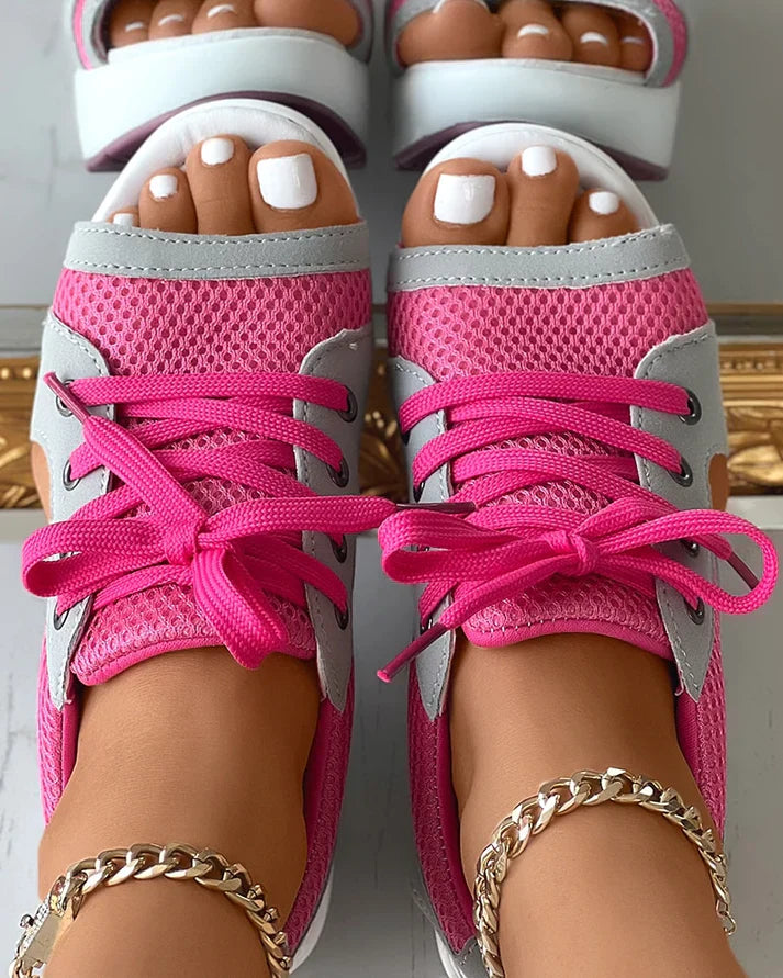 Ligne™ | Sandales muffin lacets