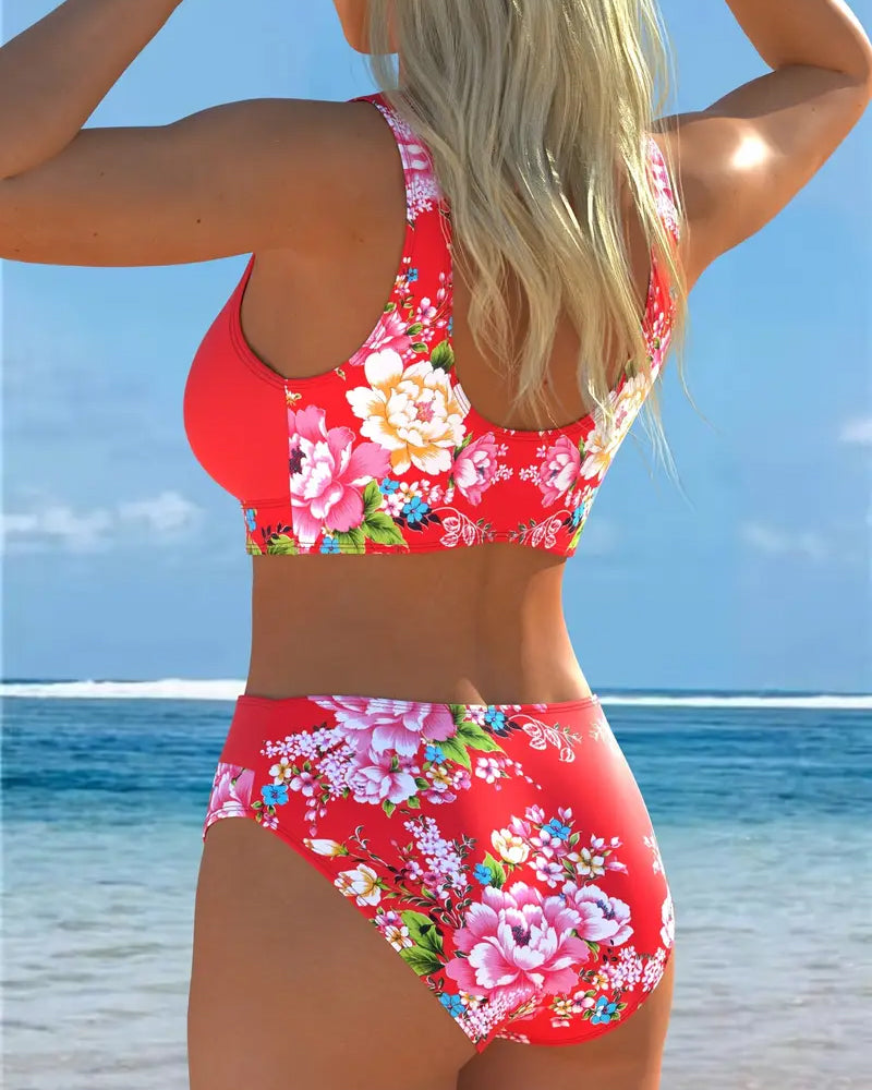 Bikini Deux - pièces Plage Imprimé Floral