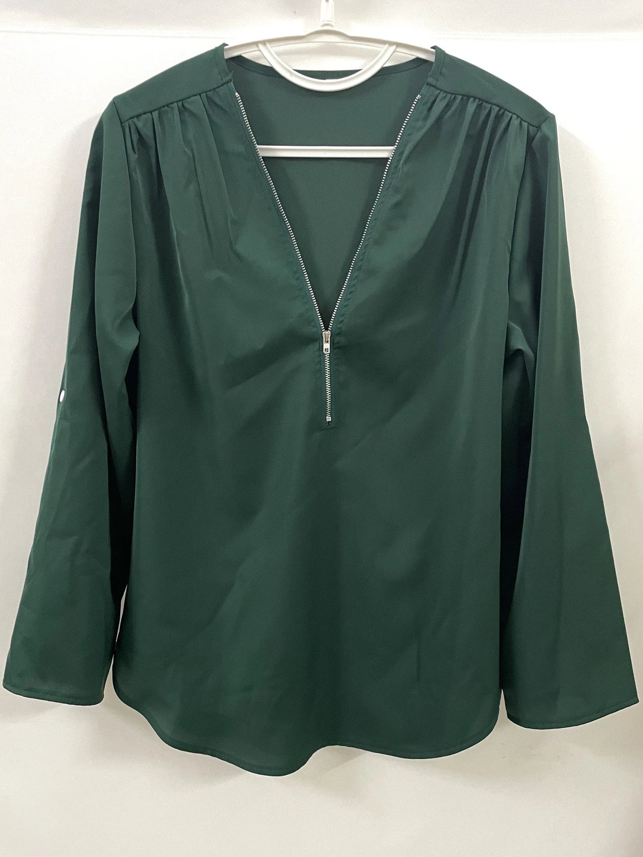 Ligne™ | Blouse à demi-zip décontractée