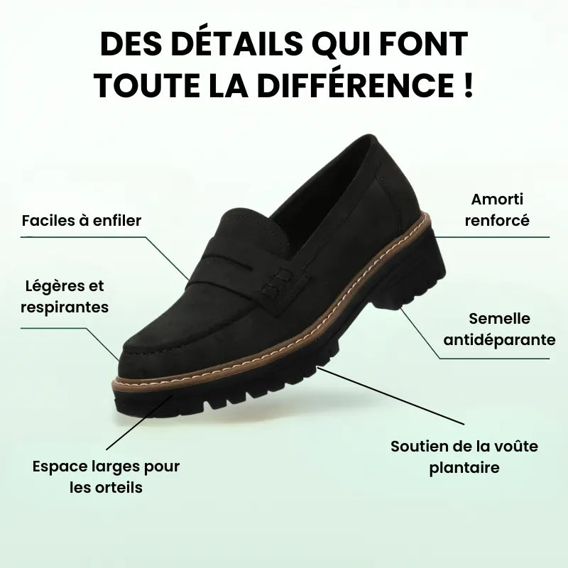 Ligne™ | Mocassins chics à confort orthopédique