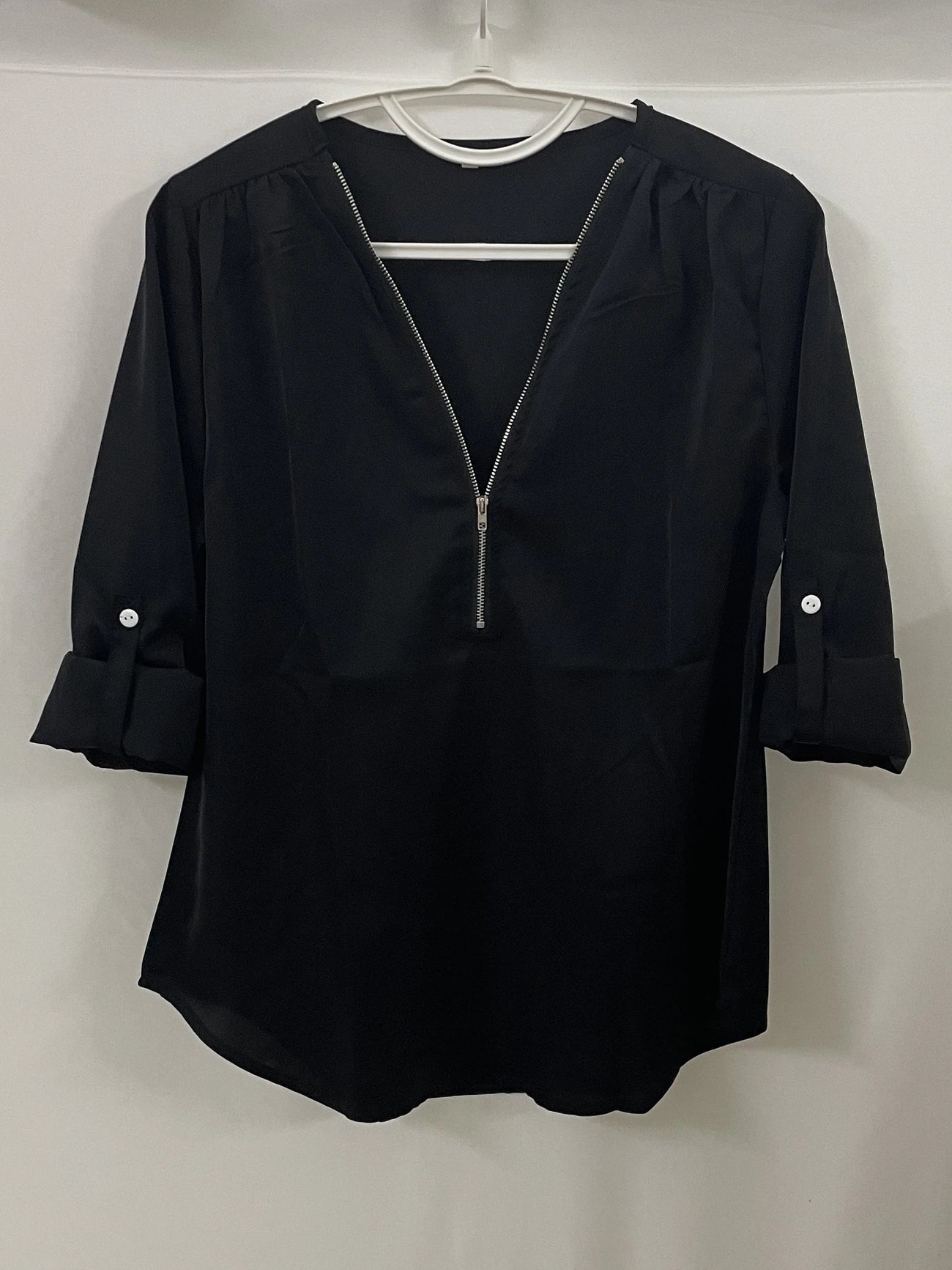 Ligne™ | Blouse à demi-zip décontractée
