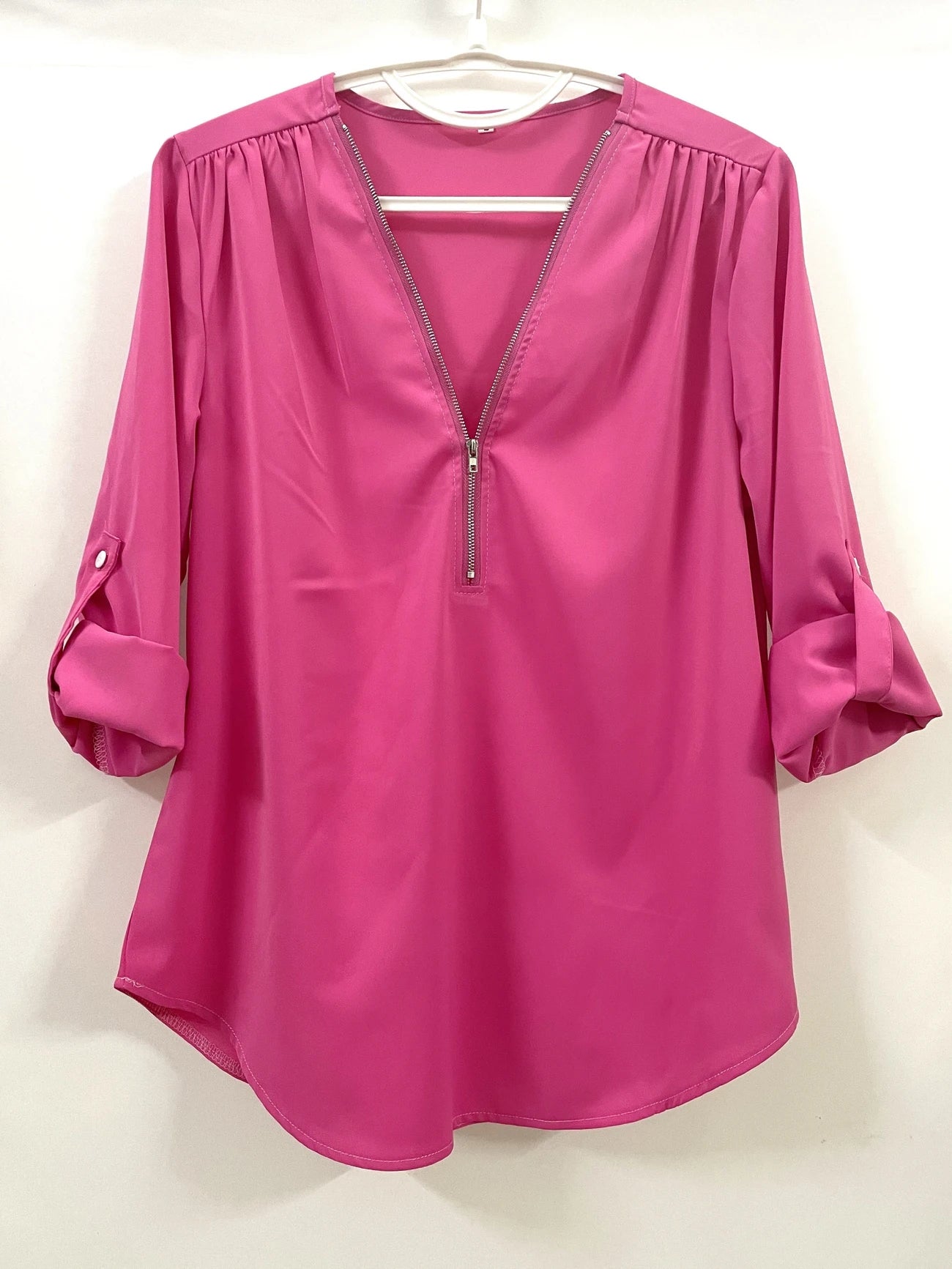 Ligne™ | Blouse à demi-zip décontractée