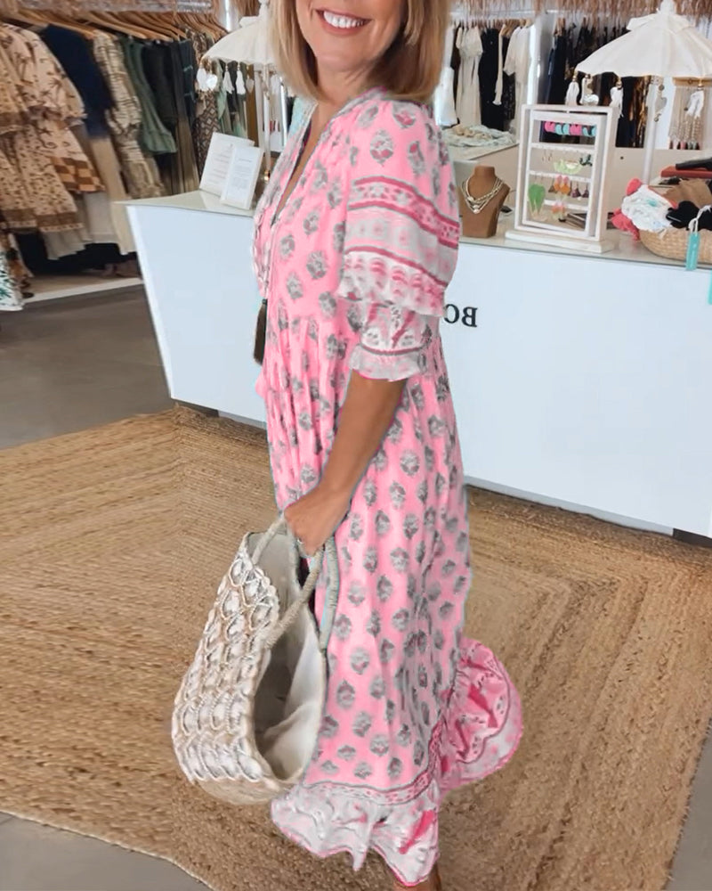 Ligne™ | Robe Printanière Éclatante
