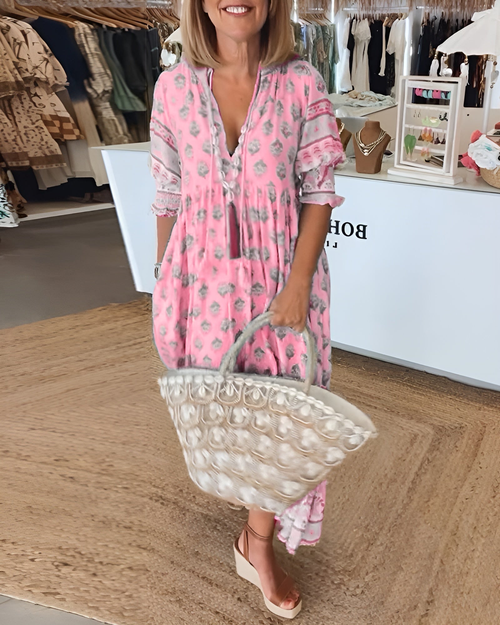 Ligne™ | Robe Printanière Éclatante