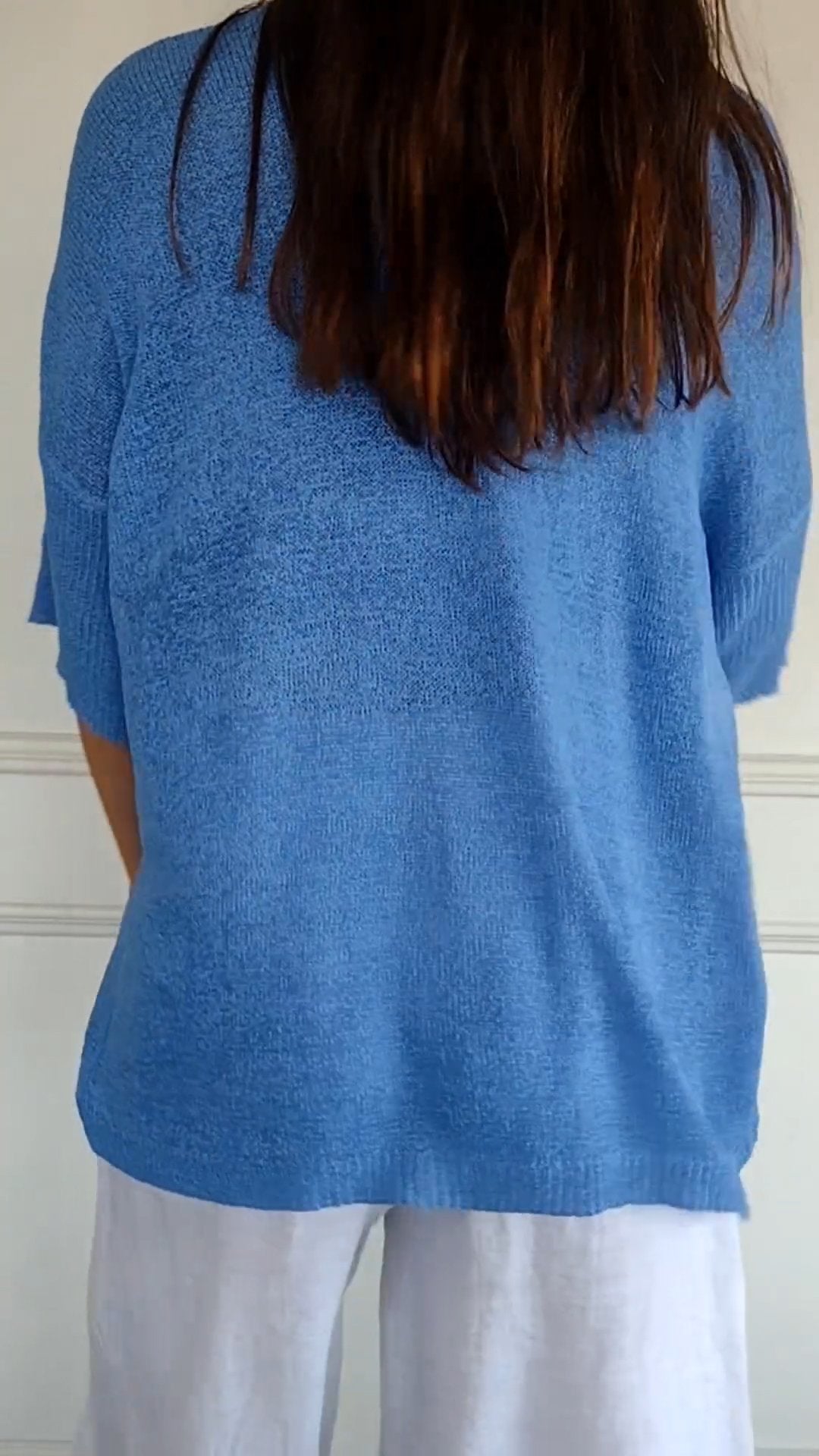 Linge™ | Top en maille à col en V