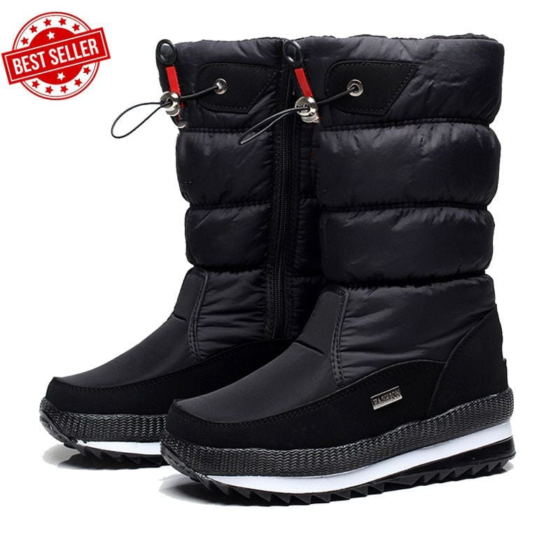 Ligne™ | Bottes neige imperméables fourrure