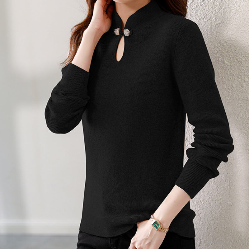 Ligne™ | Pull col cheongsam