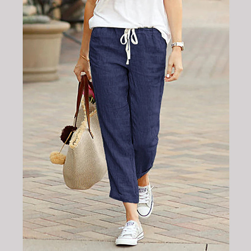 Ligne™ | Pantalons lin cheville