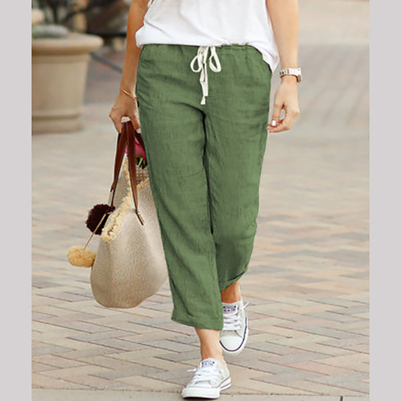 Ligne™ | Pantalons lin cheville