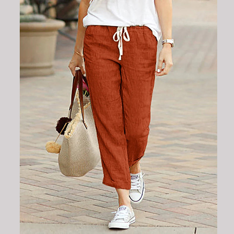 Ligne™ | Pantalons lin cheville