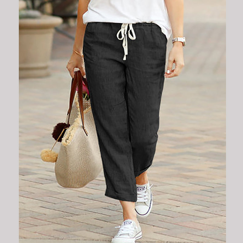 Ligne™ | Pantalons lin cheville