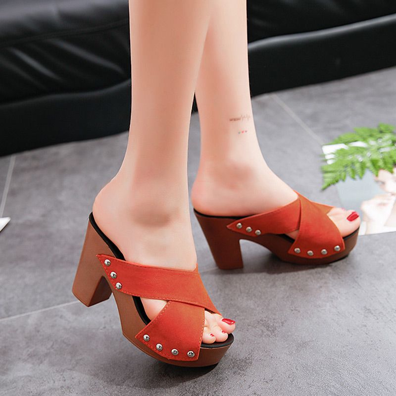 Ligne™ | Mules plateforme chunky