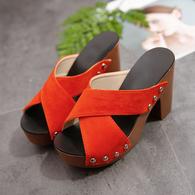 Ligne™ | Mules plateforme chunky