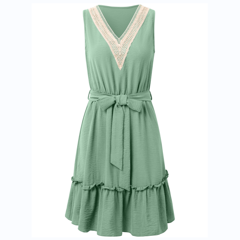 Ligne™ | Robe sans manches col V