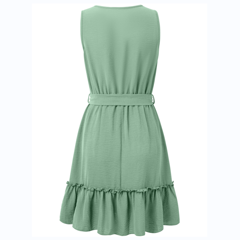 Ligne™ | Robe sans manches col V