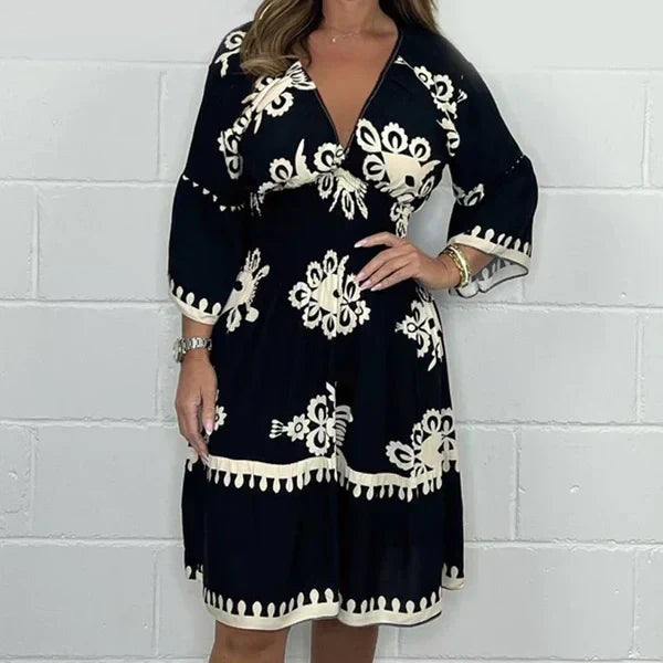 Ligne™ | Robe d'été imprimée pour femmes