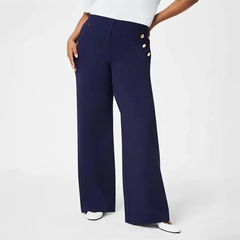 Ligne™ | pantalon large ventre-plat