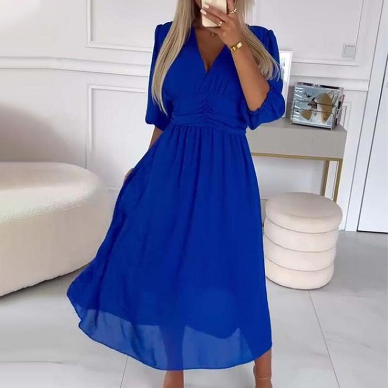 Ligne™ | Robe de mousseline légère