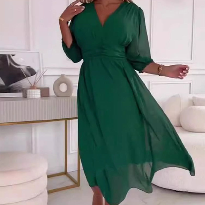 Ligne™ | Robe de mousseline légère
