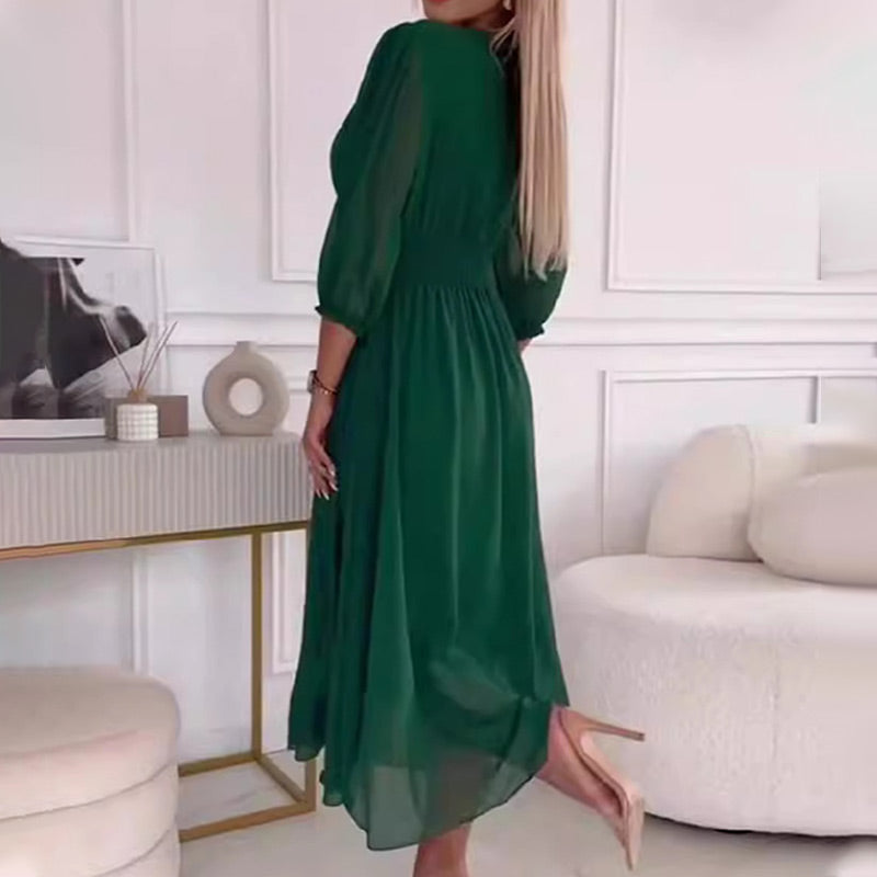 Ligne™ | Robe de mousseline légère