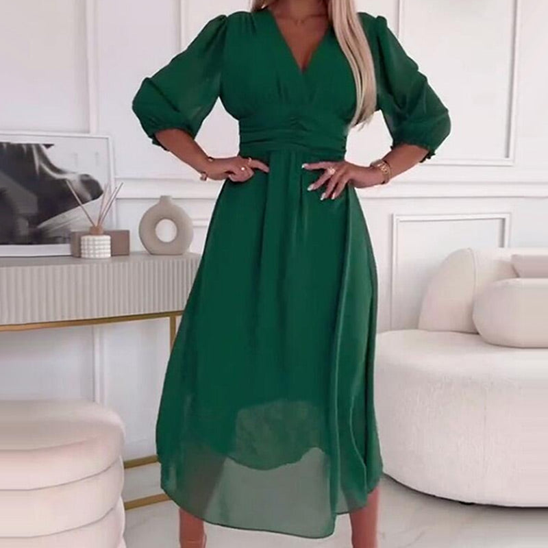 Ligne™ | Robe de mousseline légère