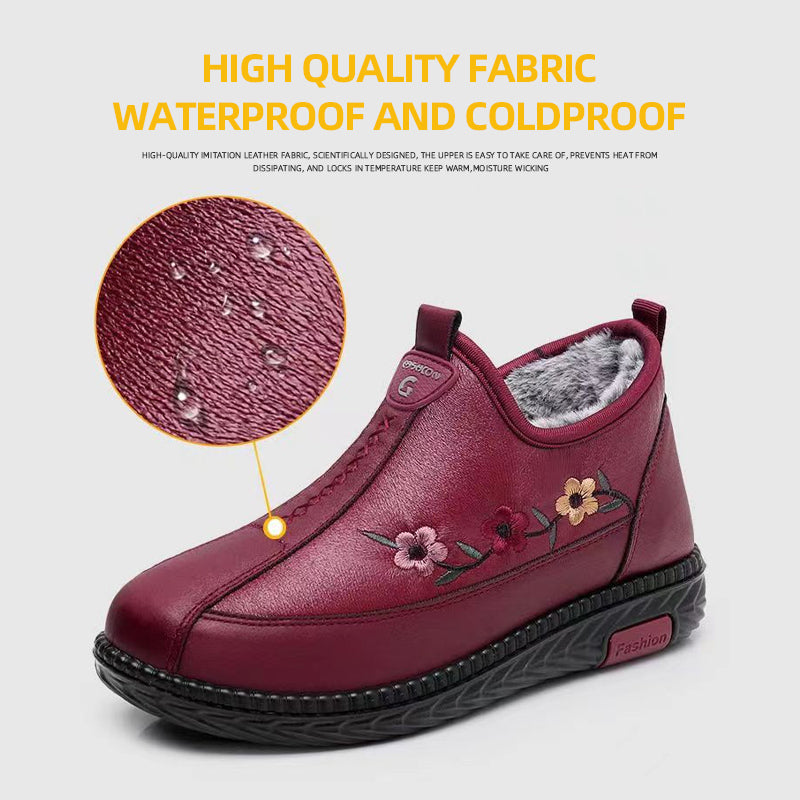 Ligne™ | Mocassins cuir fourrure chauds