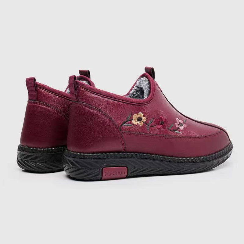 Ligne™ | Mocassins cuir fourrure chauds