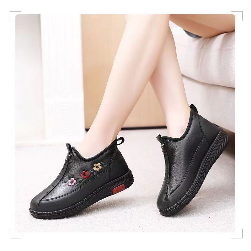 Ligne™ | Mocassins cuir fourrure chauds