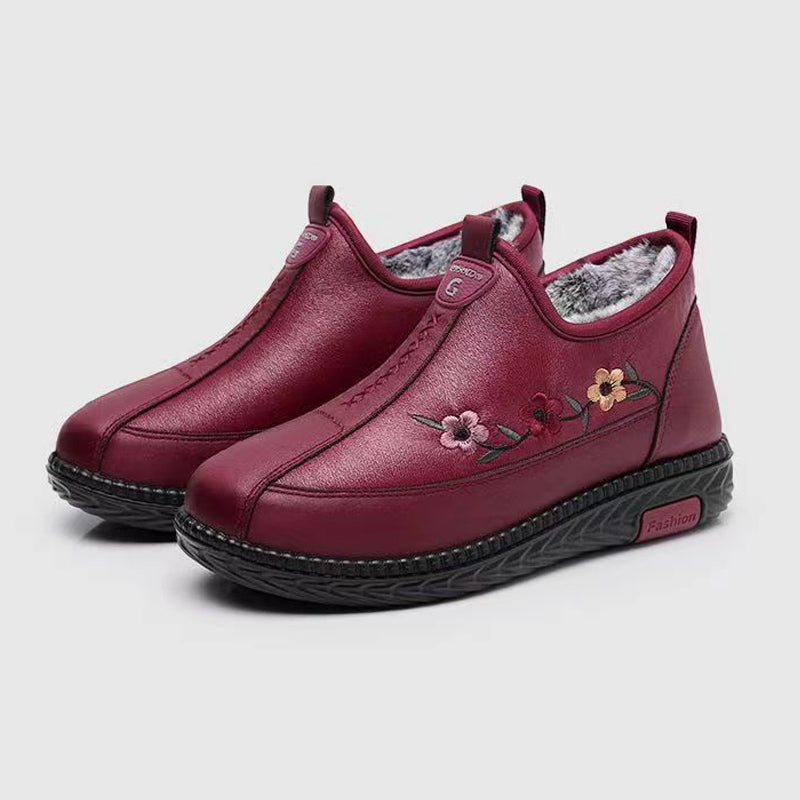 Ligne™ | Mocassins cuir fourrure chauds