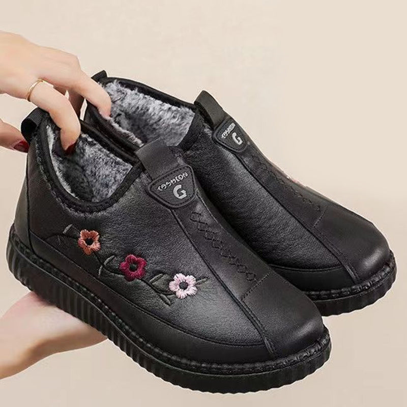 Ligne™ | Mocassins cuir fourrure chauds