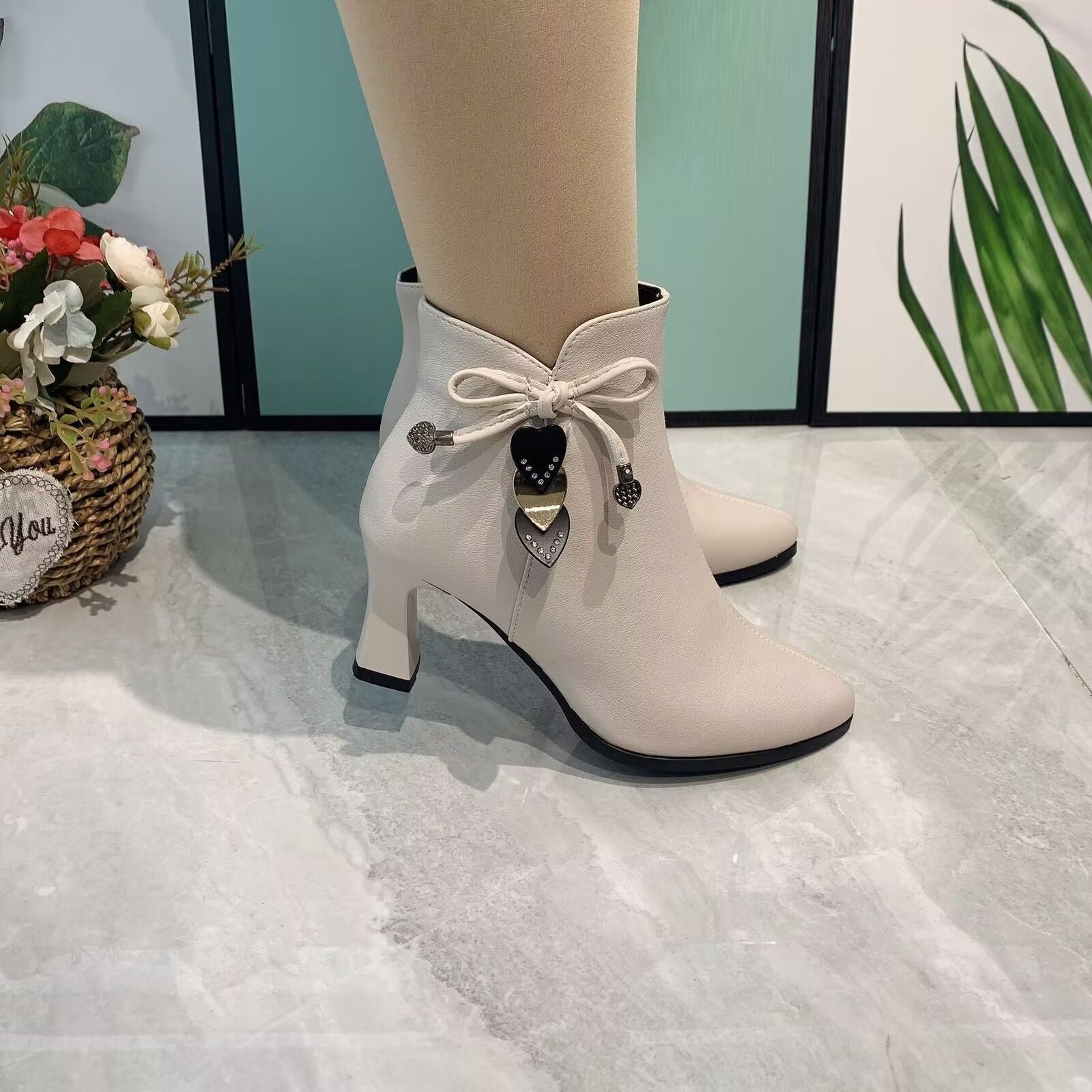 Ligne™ | Bottines pointues nœud