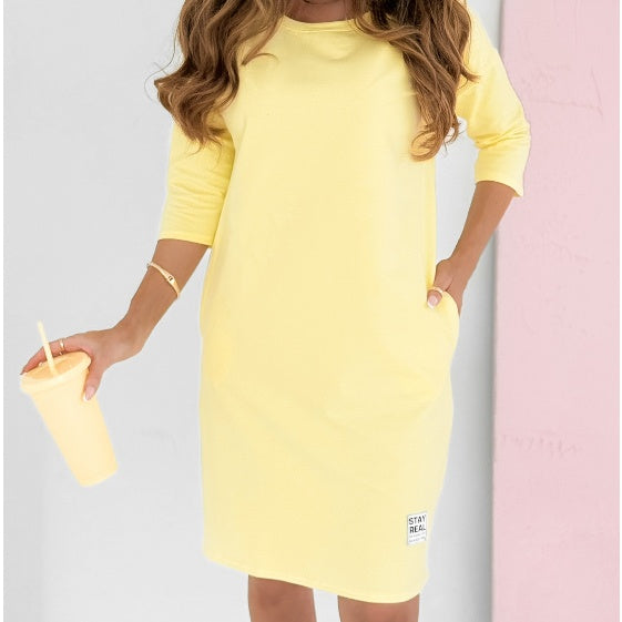 Ligne™ | Robe élégante poches
