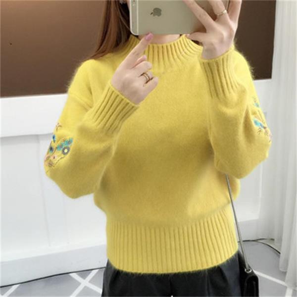 Ligne™ | Pull cachemire brodé