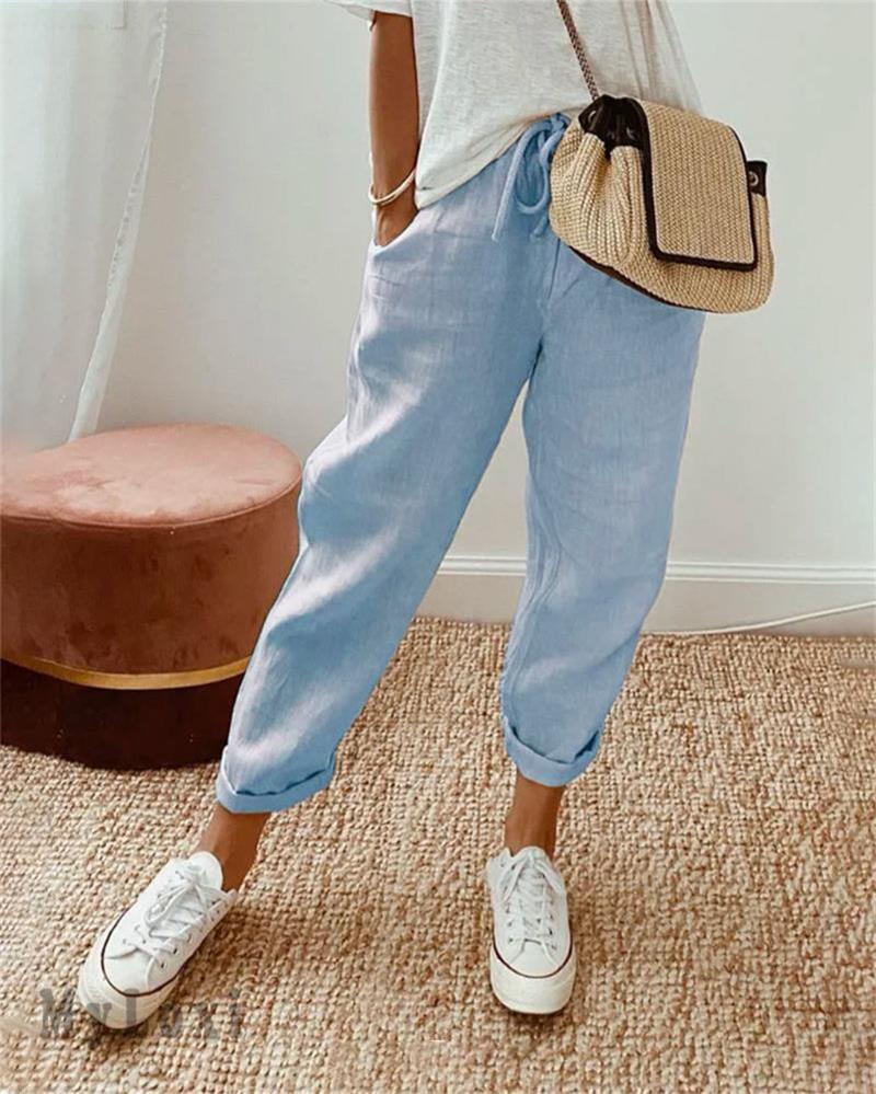 Ligne™ | Pantalon coton lin