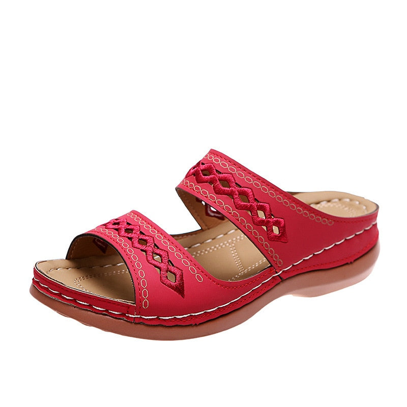 Ligne™ | Sandales cuir orthopédiques