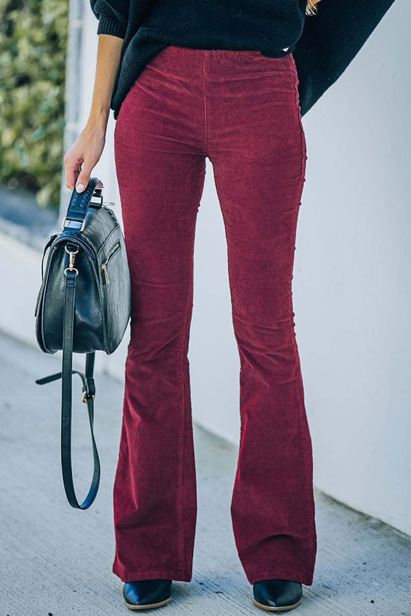 Ligne™ | Pantalon détente velours slim