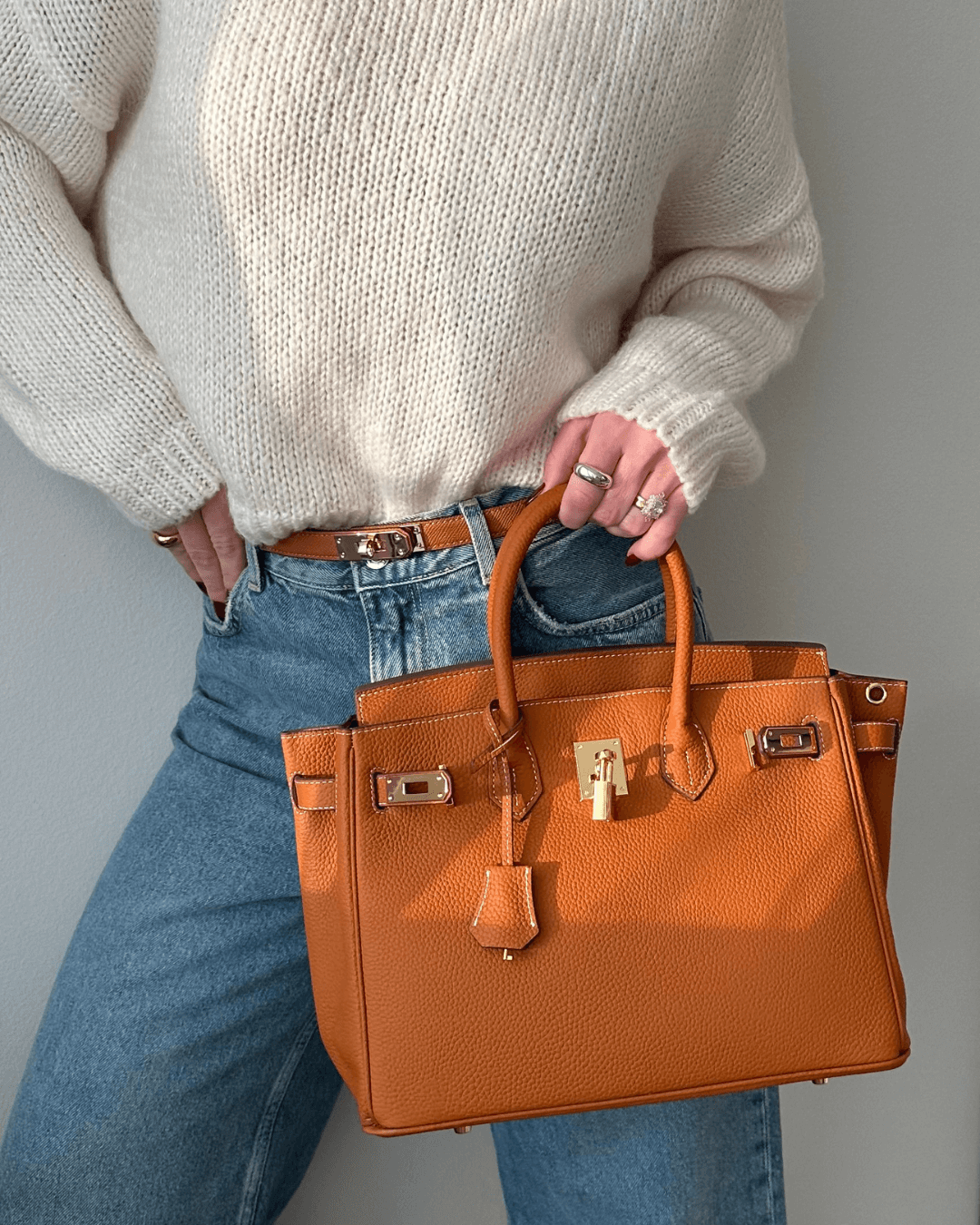 Ligne™ | Élégant sac fourre-tout en velours côtelé