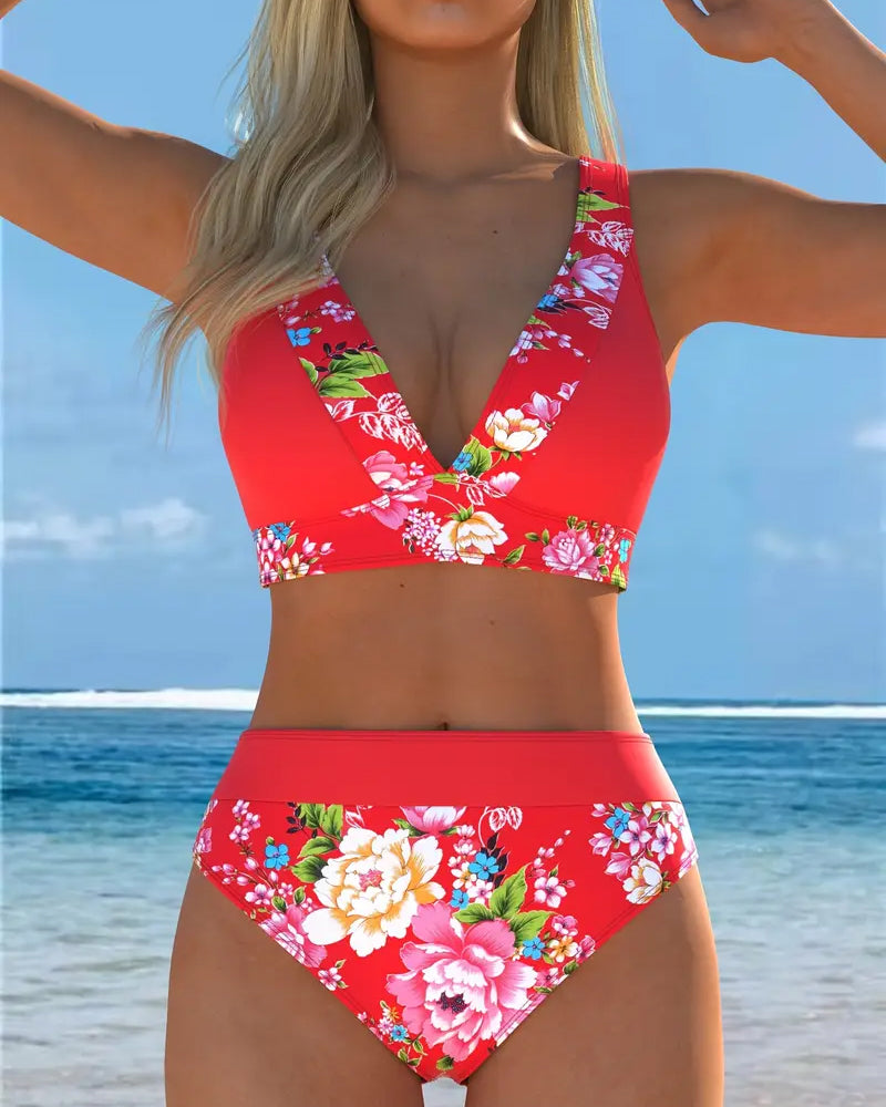 Bikini Deux - pièces Plage Imprimé Floral