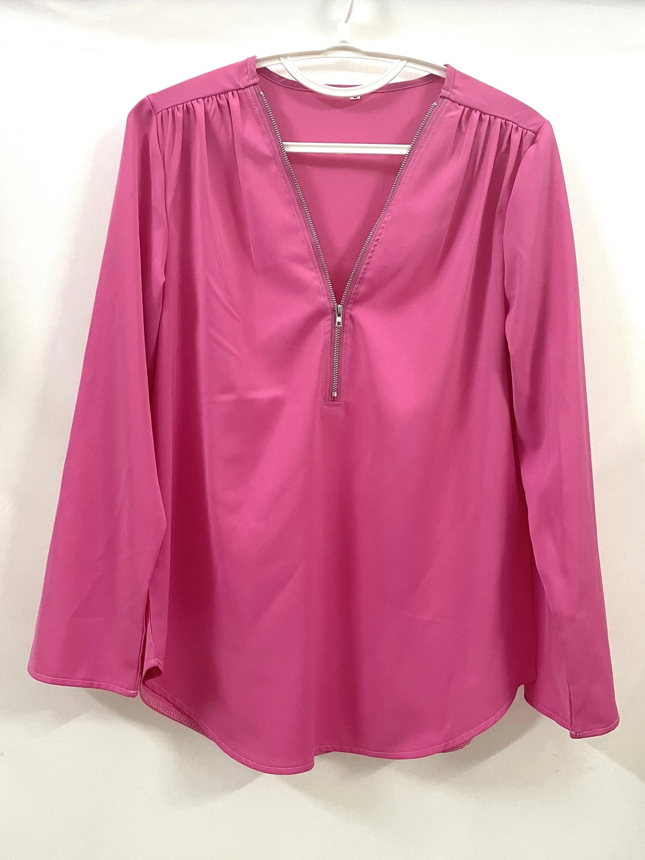 Ligne™ | Blouse à demi-zip décontractée