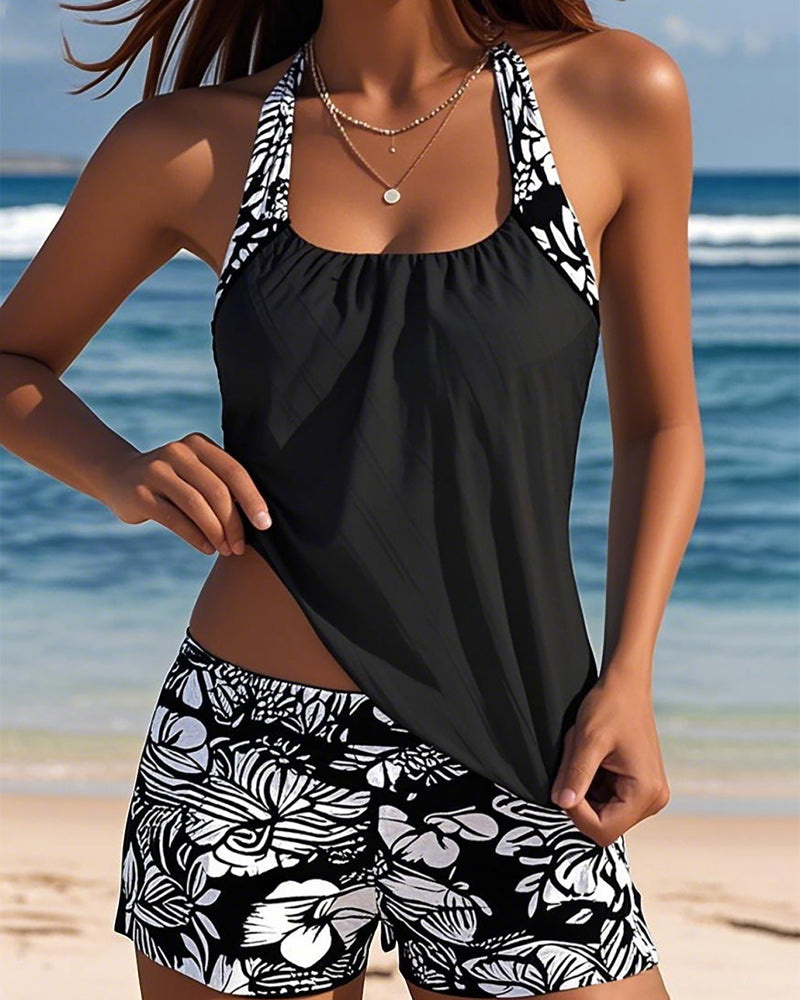 Maillot De Bain Amincissant Débardeur Boxer